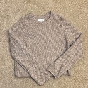Velvet by Graham & Spencer Ribbed Knit Sweater in Gray